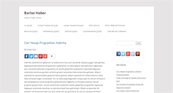 Desktop Screenshot of barlazhaber.com